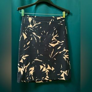 2P Ann Taylor Pink & Navy Pencil Skirt